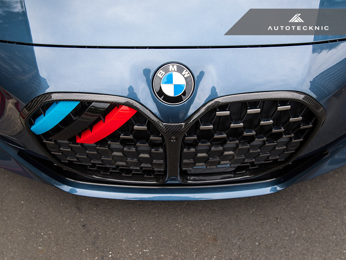 AutoTecknic Replacement Dry Carbon Grille Surround - BMW G22 4-Series Coupe