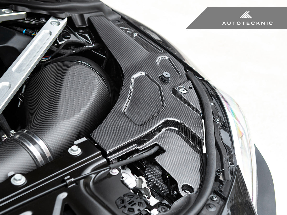 AutoTecknic Dry Carbon Engine Bay Trim Set - BMW G87 M2