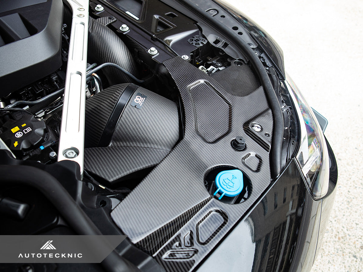 AutoTecknic Dry Carbon Engine Bay Trim Set - BMW G87 M2