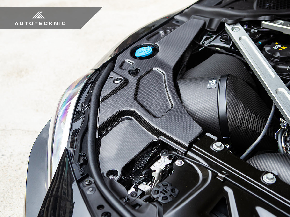 AutoTecknic Dry Carbon Engine Bay Trim Set - BMW G87 M2