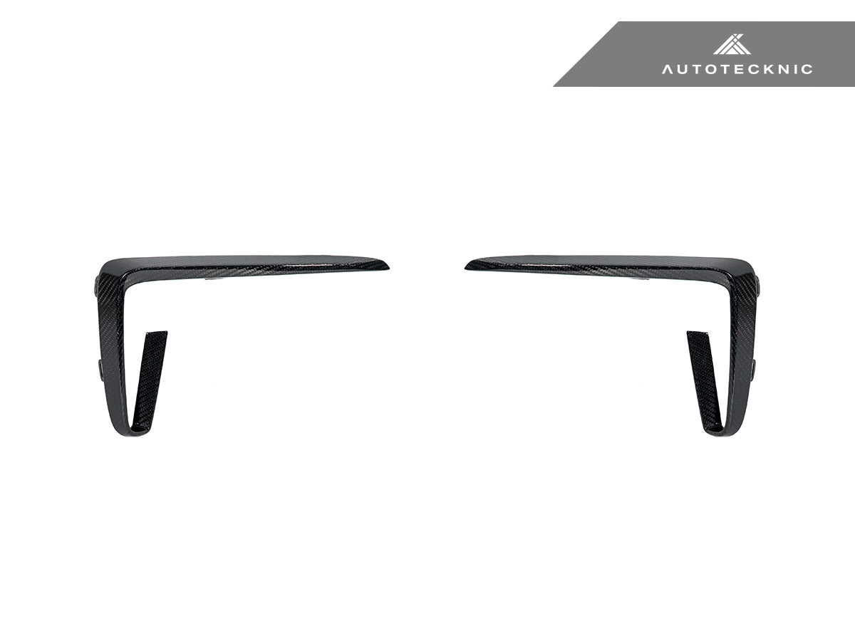 AutoTecknic Carbon Fiber Front Bumper Trim Set - BMW G01 X3 | G02 X4 M40I Pre-LCI