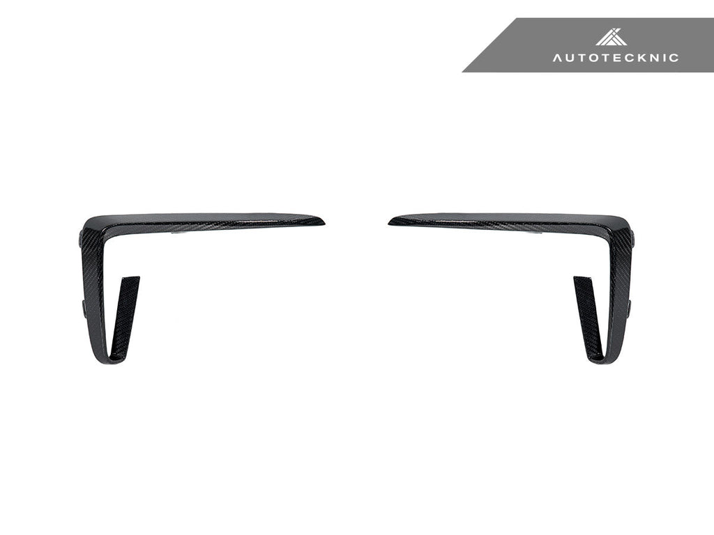 AutoTecknic Carbon Fiber Front Bumper Trim Set - BMW G01 X3 | G02 X4 M40I Pre-LCI