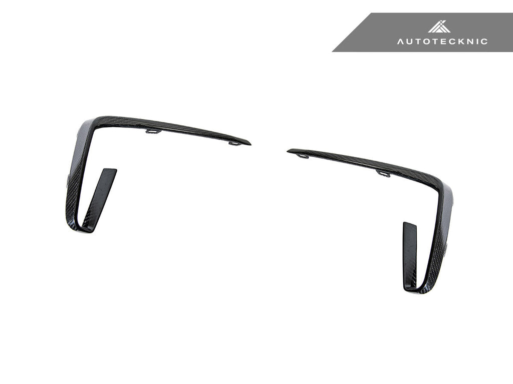 AutoTecknic Carbon Fiber Front Bumper Trim Set - BMW G01 X3 | G02 X4 M40I Pre-LCI