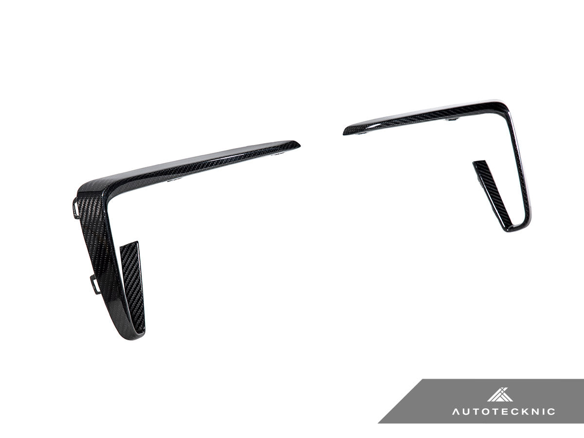 AutoTecknic Carbon Fiber Front Bumper Trim Set - BMW G01 X3 | G02 X4 M40I Pre-LCI