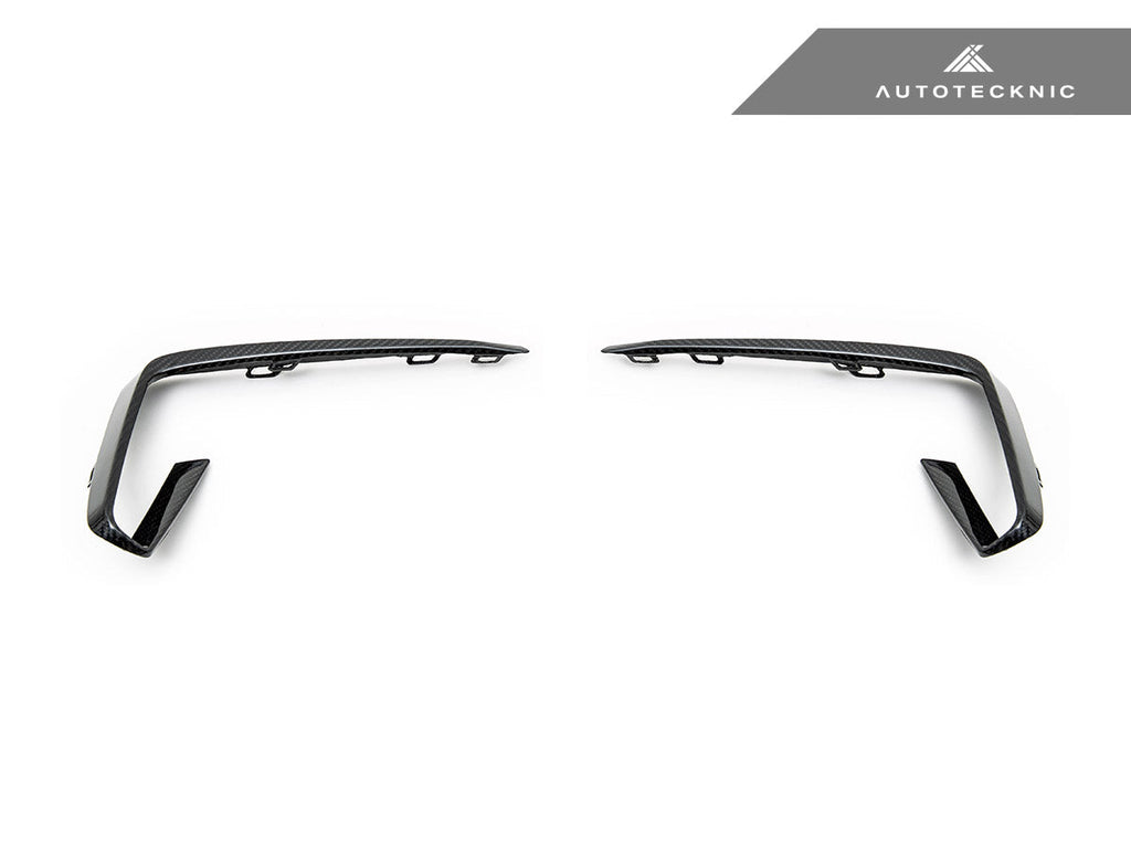 AutoTecknic Carbon Fiber Front Bumper Trim Set - BMW G01 X3 | G02 X4 M40I Pre-LCI