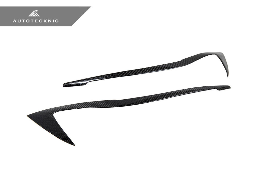 AutoTecknic Carbon Fiber Headlight Trim Set - G20 3-Series Pre-LCI