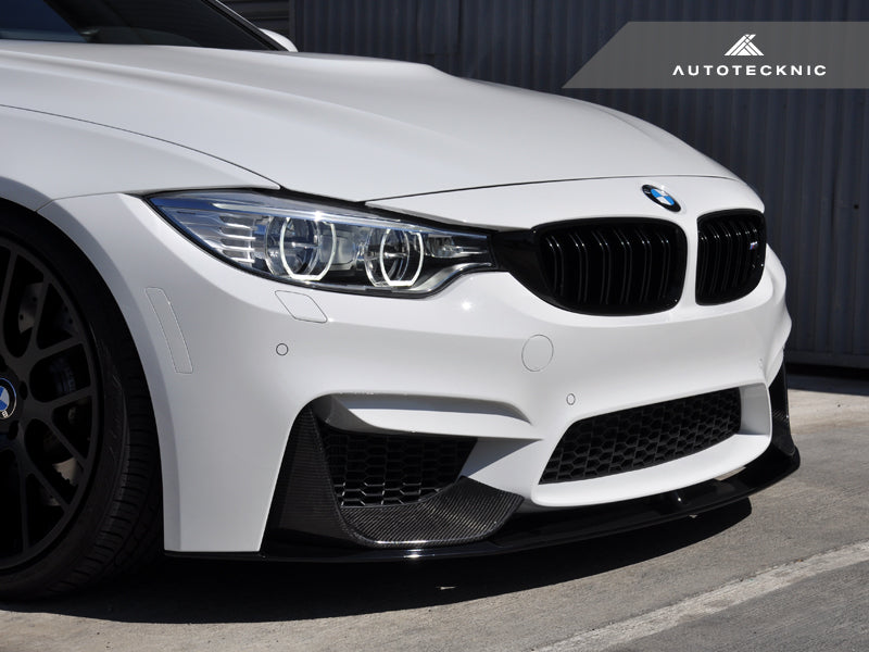 AutoTecknic Dry Carbon Fiber Performante Aero Splitters - BMW F80 M3 | F82 M4