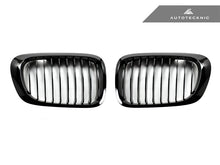 Load image into Gallery viewer, AutoTecknic Gloss Black Front Grille Set - BMW E46 3-Series Coupe Pre-Facelift | M3