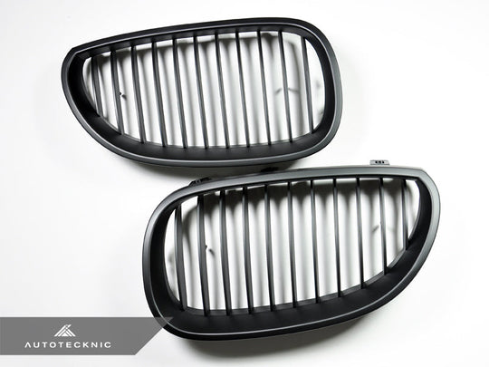 AutoTecknic Stealth Black Front Grille Set - BMW E60 5-Series | M5