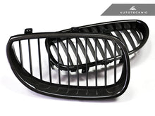 Load image into Gallery viewer, AutoTecknic Carbon Fiber Front Grille Set - BMW E60 Sedan | E61 Wagon | 5-Series Including M5