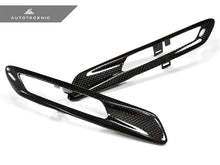 Load image into Gallery viewer, AutoTecknic Replacement Carbon Fiber Fender Light Trims - BMW F10 Sedan | F11 Wagon | 5-Series