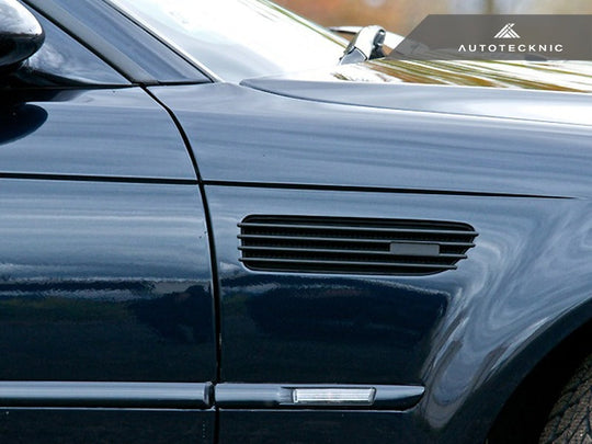 AutoTecknic Replacement Stealth Black Fender Gills - BMW E46 M3