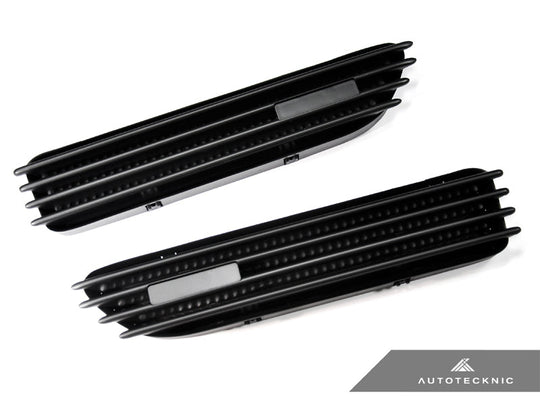 AutoTecknic Replacement Stealth Black Fender Gills - BMW E46 M3