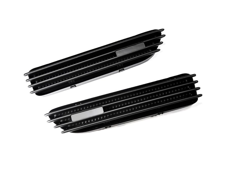 AutoTecknic Replacement Stealth Black Fender Gills - BMW E46 M3