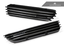 Load image into Gallery viewer, AutoTecknic Replacement Carbon Fiber Fender Gills - BMW E46 Coupe &amp; Cabrio | M3