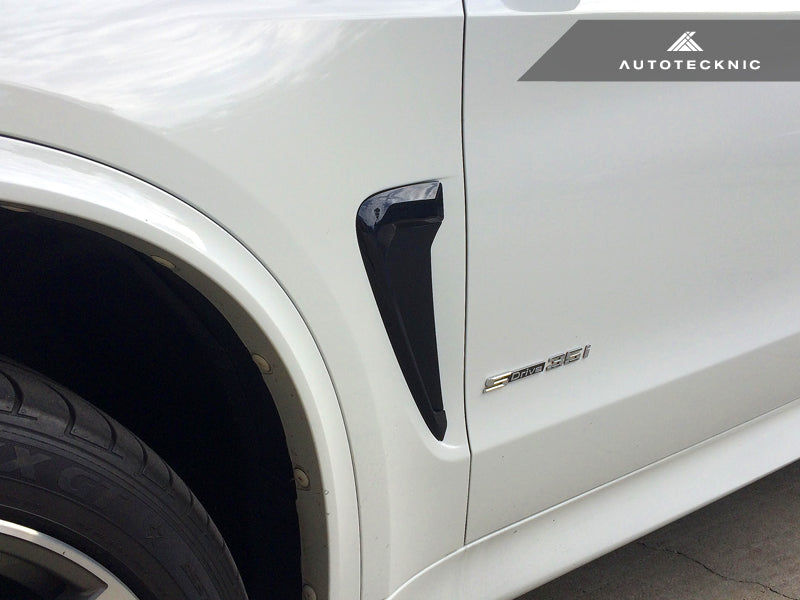AutoTecknic Replacement Glazing Black Fender Trims - BMW F15 X5 | F85 X5M