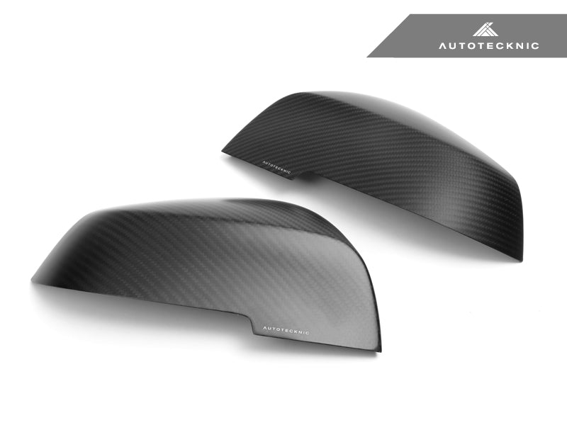 AutoTecknic Replacement Dry Carbon Mirror Covers - BMW E84 X1 | F20 1-Series | F22 2-Series | F30 3-Series | F32/ F36 4-Series | F87 M2