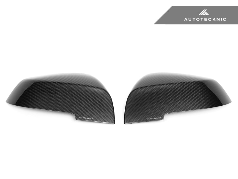 AutoTecknic Replacement Dry Carbon Mirror Covers - BMW E84 X1 | F20 1-Series | F22 2-Series | F30 3-Series | F32/ F36 4-Series | F87 M2