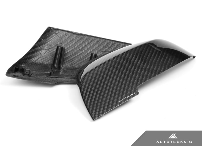 AutoTecknic Replacement Dry Carbon Mirror Covers - BMW E84 X1 | F20 1-Series | F22 2-Series | F30 3-Series | F32/ F36 4-Series | F87 M2