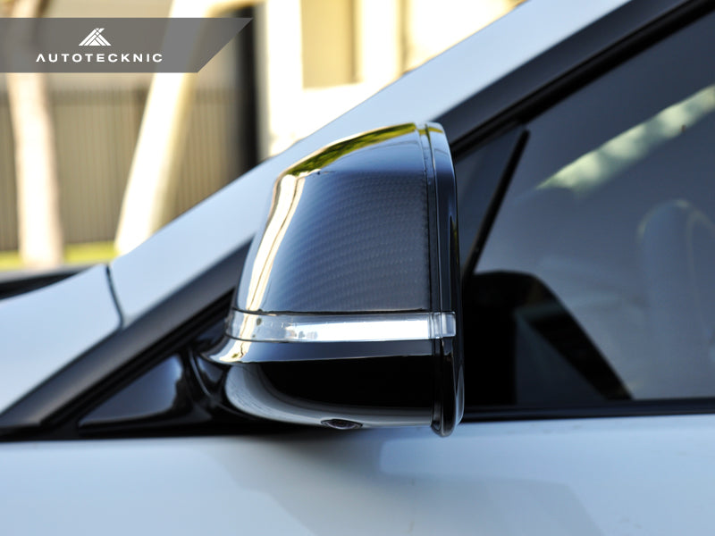 AutoTecknic Replacement Dry Carbon Mirror Covers - BMW E84 X1 | F20 1-Series | F22 2-Series | F30 3-Series | F32/ F36 4-Series | F87 M2