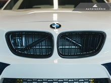 Load image into Gallery viewer, AutoTecknic Dual-Slats Carbon Fiber Front Grille Set - BMW F87 M2 | F22 2-Series