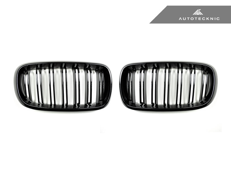 AutoTecknic Dual-Slat Glazing Black Front Grille Set - F15 X5 | F85 X5M & F16 X6 | F86 X6M