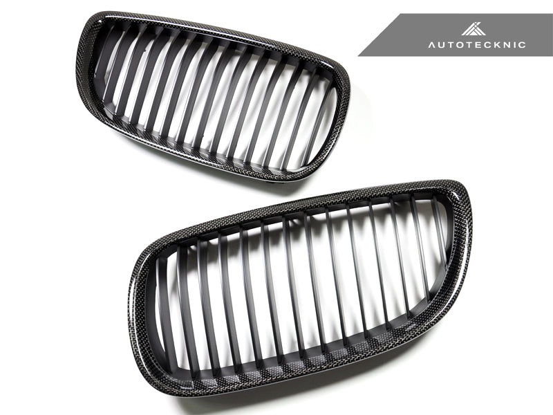 AutoTecknic Carbon Front Grille Set - BMW E92/ E93 3-Series Pre-LCI (Including E9X M3)