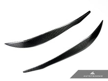 Load image into Gallery viewer, AutoTecknic Carbon Fiber Headlight Trim Set - F30 3 Series Sedan | F31 3 Series Wagon