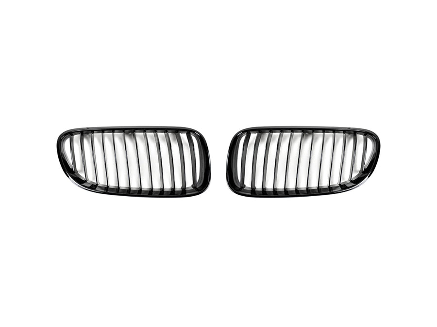 AutoTecknic Stealth Black Front Grille Set - BMW E92 Coupe | E93 Cabrio | 3-Series LCI