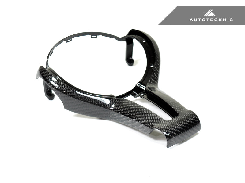 AutoTecknic Carbon Fiber Steering Wheel Trim Cover - BMW F-Chassis M Vehicles