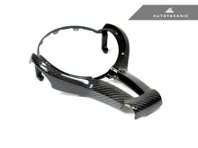 Load image into Gallery viewer, AutoTecknic Carbon Fiber Steering Wheel Trim Cover - BMW F-Chassis M Vehicles