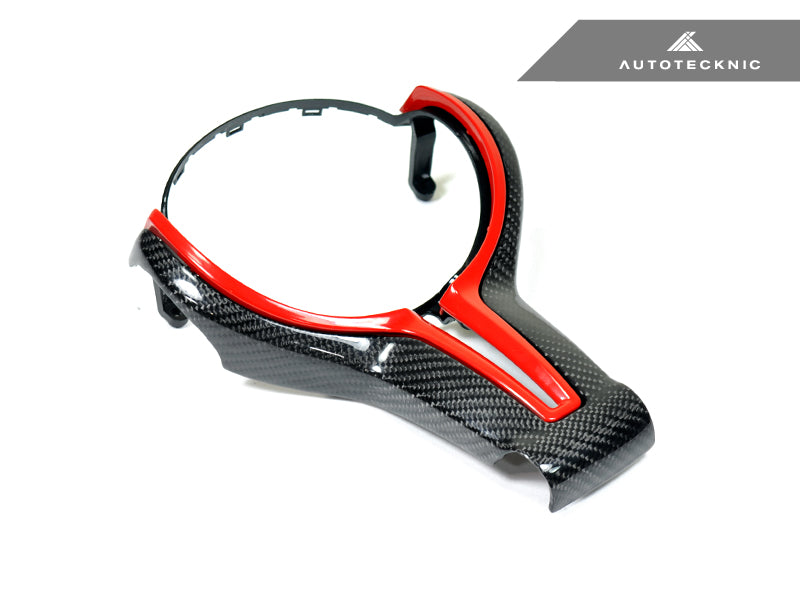 AutoTecknic Carbon Fiber Steering Wheel Trim Cover - BMW F-Chassis M Vehicles