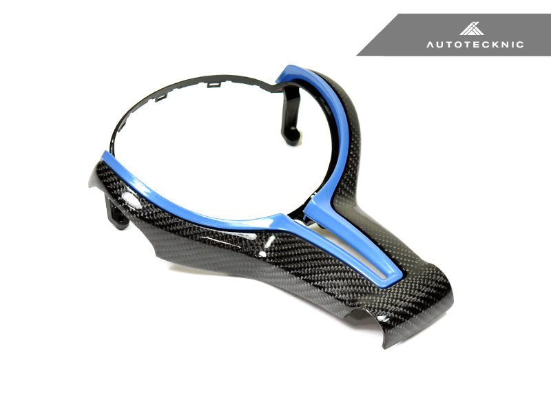 AutoTecknic Carbon Fiber Steering Wheel Trim Cover - BMW F-Chassis M Vehicles