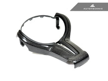 Load image into Gallery viewer, AutoTecknic Carbon Fiber Steering Wheel Trim Cover - BMW F-Chassis M Vehicles
