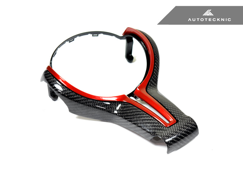 AutoTecknic Carbon Fiber Steering Wheel Trim Cover - BMW F-Chassis M Vehicles