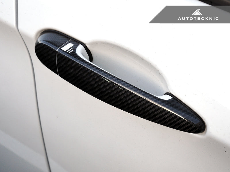 AutoTecknic Dry Carbon Fiber Door Handle Trims - BMW F80 M3 | F82/ F83 M4