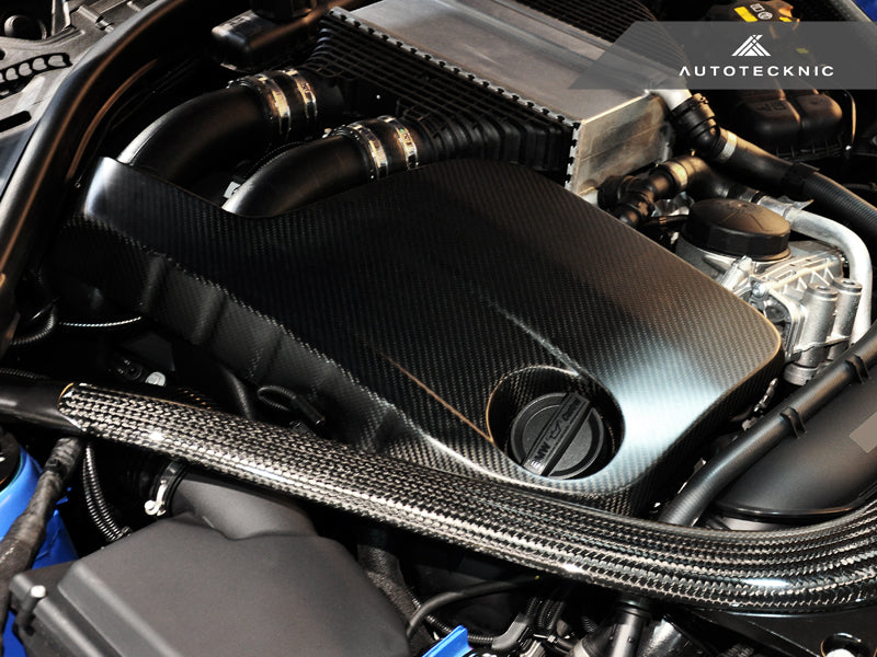 AutoTecknic Vacuumed Carbon Fiber Engine Cover - BMW F80 M3 | F82 M4