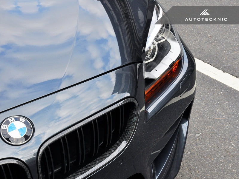 AutoTecknic Dual-Slats Carbon Fiber Front Grille Set - BMW F06 Gran Coupe | F12 Coupe | F13 Cabrio | 6-Series & M6