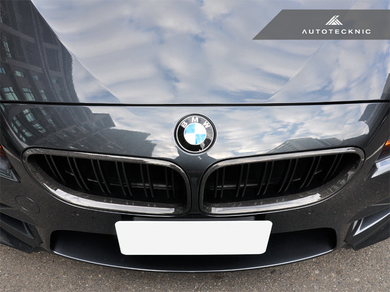 AutoTecknic Dual-Slats Carbon Fiber Front Grille Set - BMW F06 Gran Coupe | F12 Coupe | F13 Cabrio | 6-Series & M6