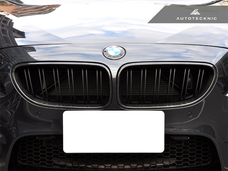 AutoTecknic Dual-Slats Carbon Fiber Front Grille Set - BMW F06 Gran Coupe | F12 Coupe | F13 Cabrio | 6-Series & M6