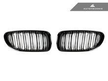 Load image into Gallery viewer, AutoTecknic Dual-Slats Gloss Black Front Grille Set - BMW F06 Gran Coupe | F12 Coupe | F13 Cabrio | 6-Series &amp; M6