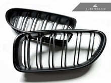 Load image into Gallery viewer, AutoTecknic Dual-Slats Stealth Black Front Grille Set - BMW F06 Gran Coupe | F12 Coupe | F13 Cabrio | 6-Series &amp; M6