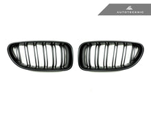 Load image into Gallery viewer, AutoTecknic Dual-Slats Stealth Black Front Grille Set - BMW F06 Gran Coupe | F12 Coupe | F13 Cabrio | 6-Series &amp; M6
