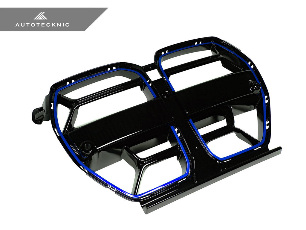 AutoTecknic Competizione Sport Gloss Black Front Grille - BMW G80 M3 | G82/ G83 M4