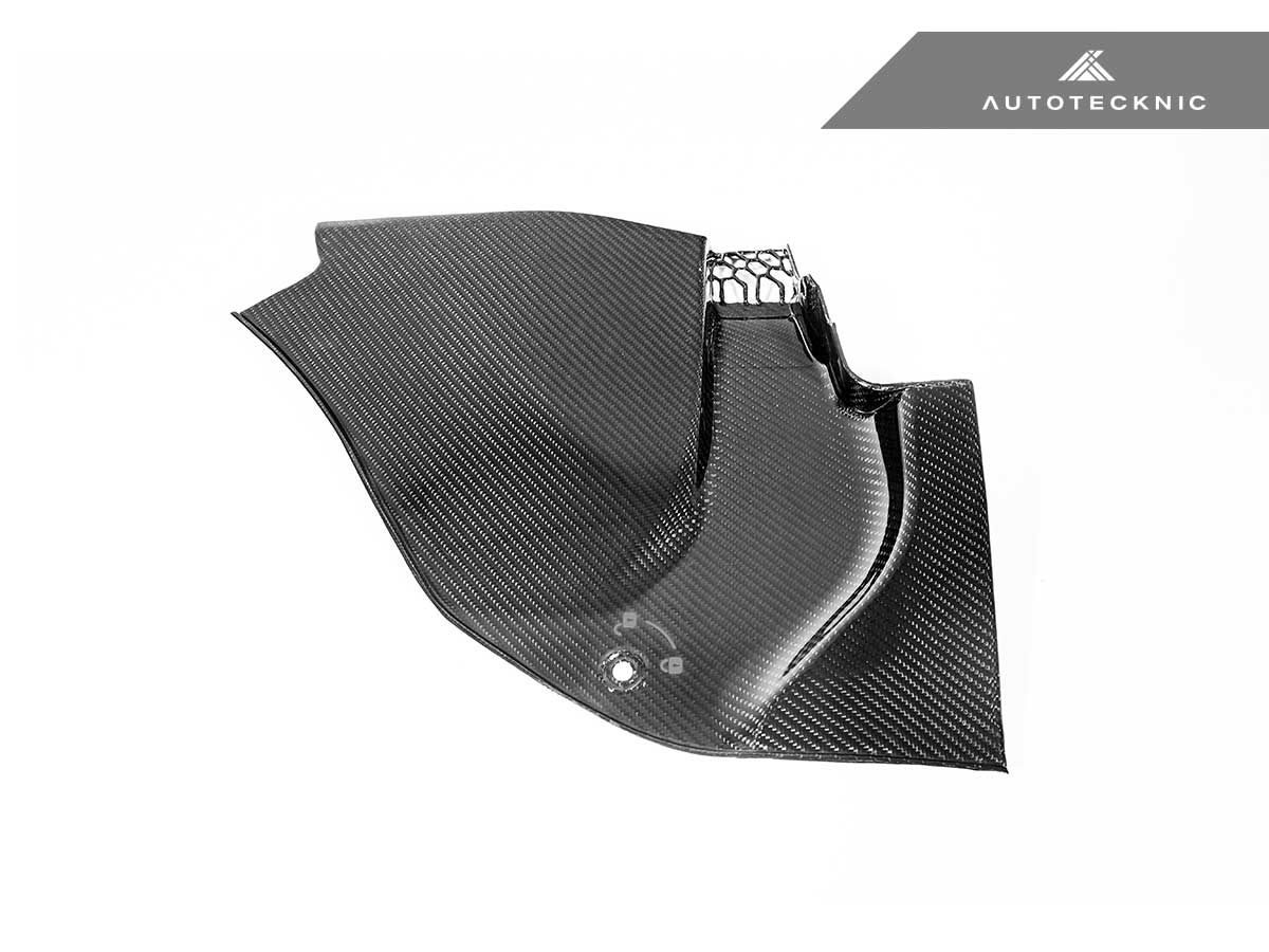 AutoTecknic Dry Carbon Engine Cowl Panel Trim Set - BMW F90 M5