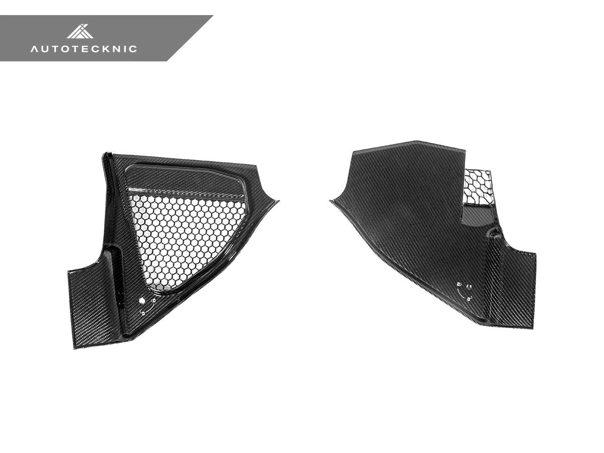 AutoTecknic Dry Carbon Engine Cowl Panel Trim Set - BMW F97 X3M | F98 X4M