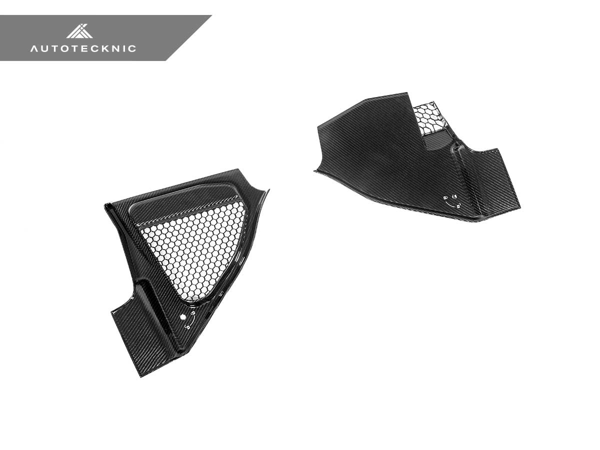 AutoTecknic Dry Carbon Engine Cowl Panel Trim Set - BMW F97 X3M | F98 X4M