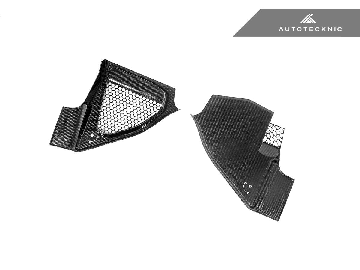 AutoTecknic Dry Carbon Engine Cowl Panel Trim Set - BMW F97 X3M | F98 X4M
