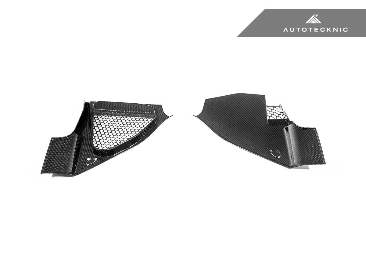 AutoTecknic Dry Carbon Engine Cowl Panel Trim Set - BMW F97 X3M | F98 X4M