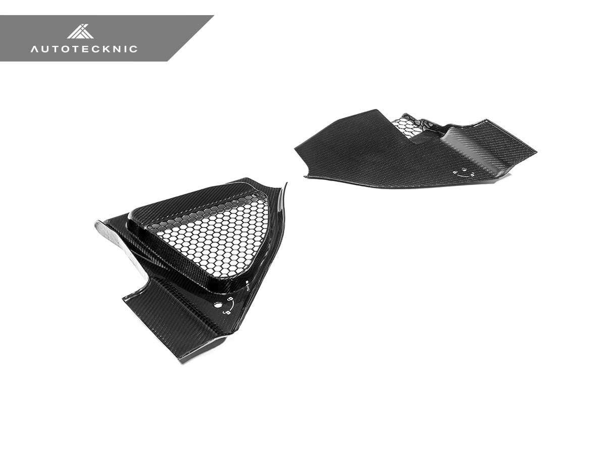 AutoTecknic Dry Carbon Engine Cowl Panel Trim Set - BMW F97 X3M | F98 X4M